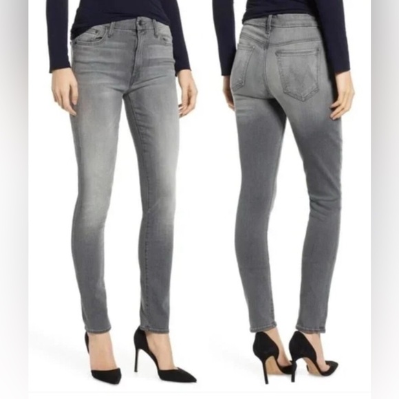 Mother Jeans High‎ Waisted Looker In Supermoon Gray Size 31 Inseam 30” - Picture 1 of 10